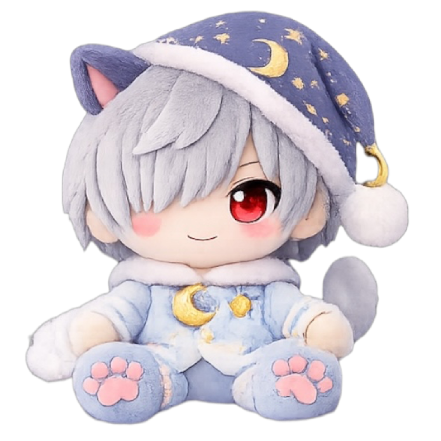 30K 月夜のナイトキャップのぬいぐるみ